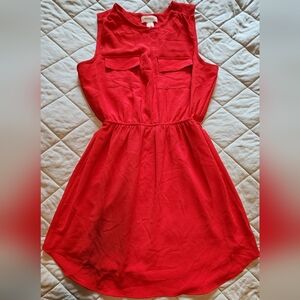 Stylish Red Women's Dress